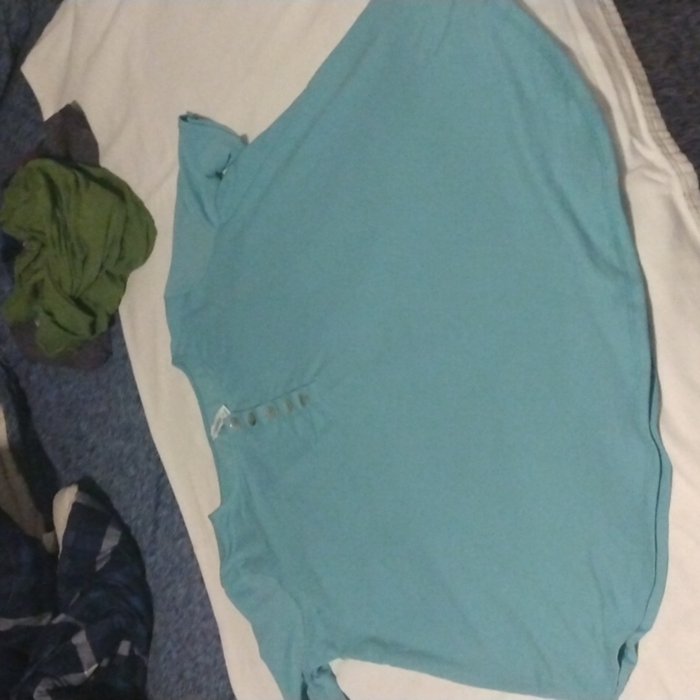 1x zenana premium 5 button front tee